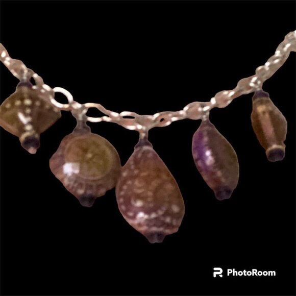 MOOD STONE Necklace/Earring Set Color Changing Etched Stones 22” Silver Chain - Picture 4 of 6